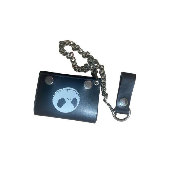 Jack Skellington Chain Wallet - Picture 3 of 5